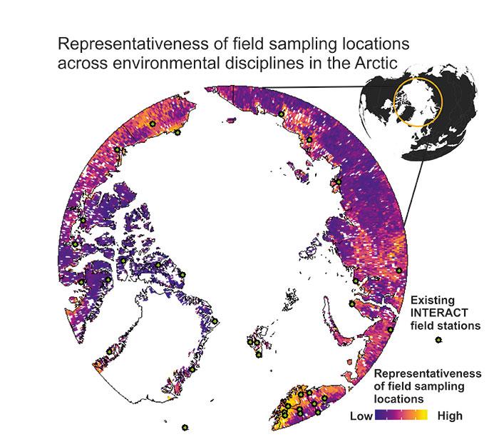 The Representativeness of Arctic Field Sampling Locations