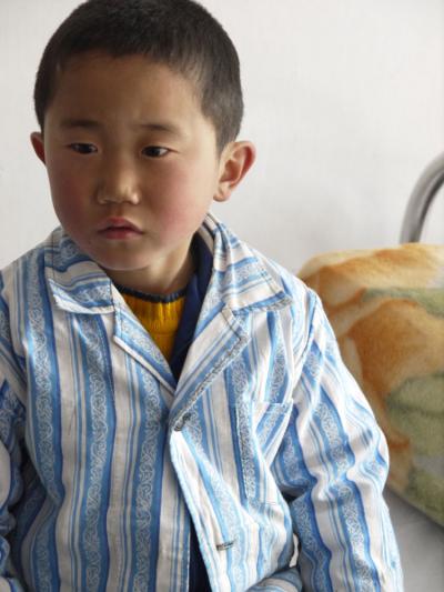 A Patient in the Tuberculosis Pediatric Ward in Pyongyang, North Korea