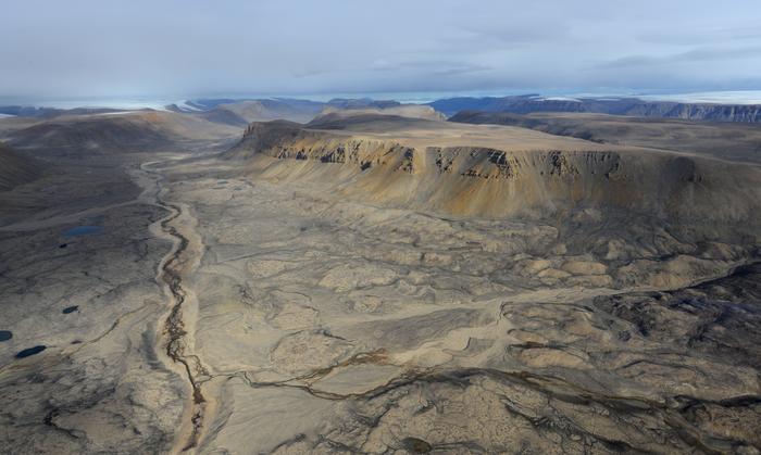 The ice-free area of Greenland