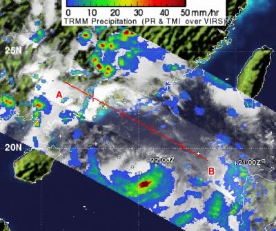 NASA's TRMM Satellite Sees Typhoon Vicente