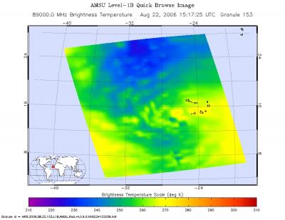 Where is Tropical Storm Debby's Heaviest Rainfall?