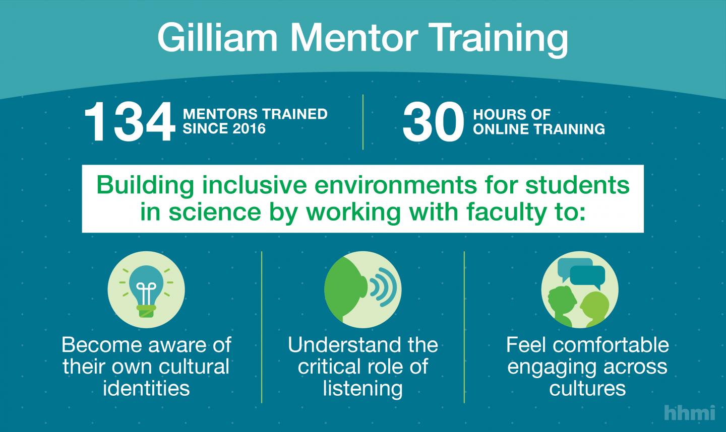 Gilliam Program mentoring infographic