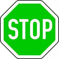 When Green Means Stop