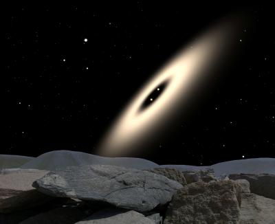 Artist's Conception of Disk Around Twin Suns