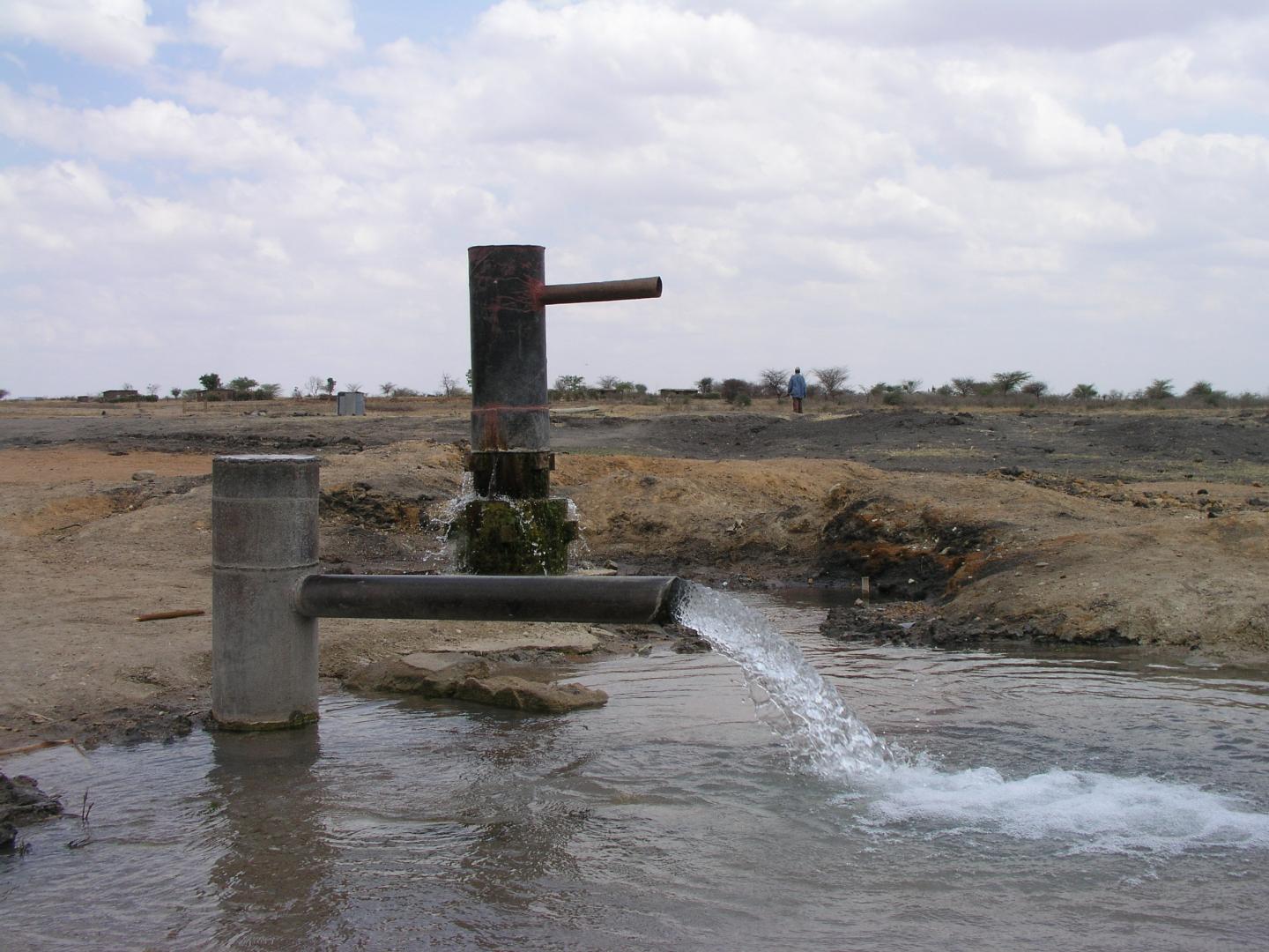 Artesian Well in Central Semi-Arid Tanzania