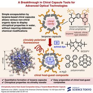 A Breakthrough in Chiral Capsule Tools for  Advanced Optical Technologies