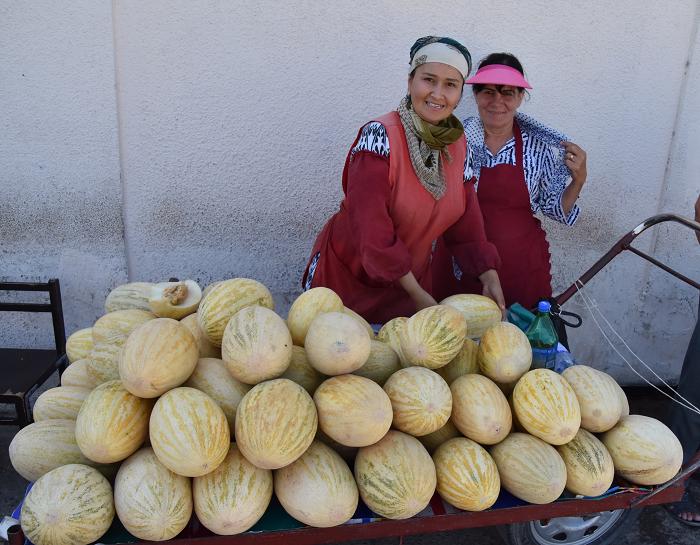 Melon Vendors in Bukhara