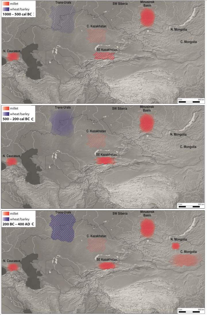 Map of Millet and Wheat/Barley Consumption