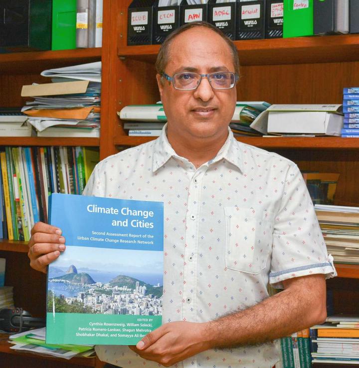 Dr. Shobhakar Dhakal with his New Publication
