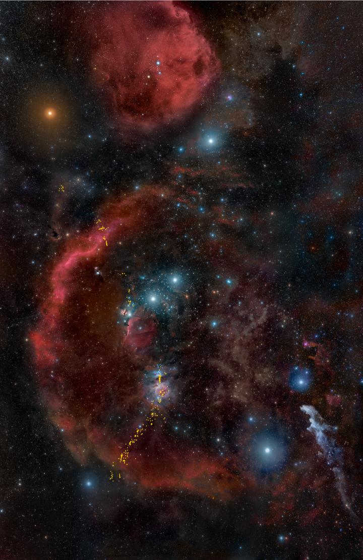 Wide View of the Entire Orion Cloud Complex