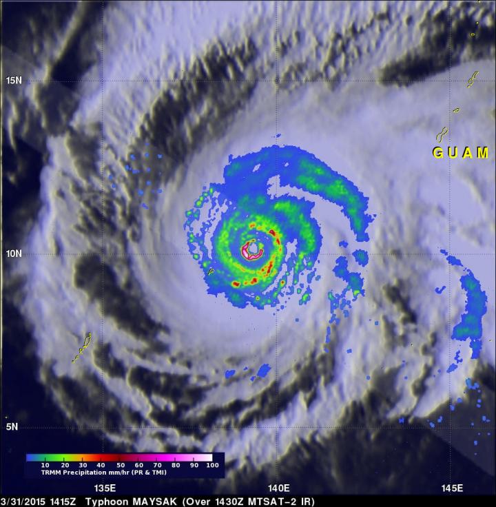 TRMM Image of Maysak