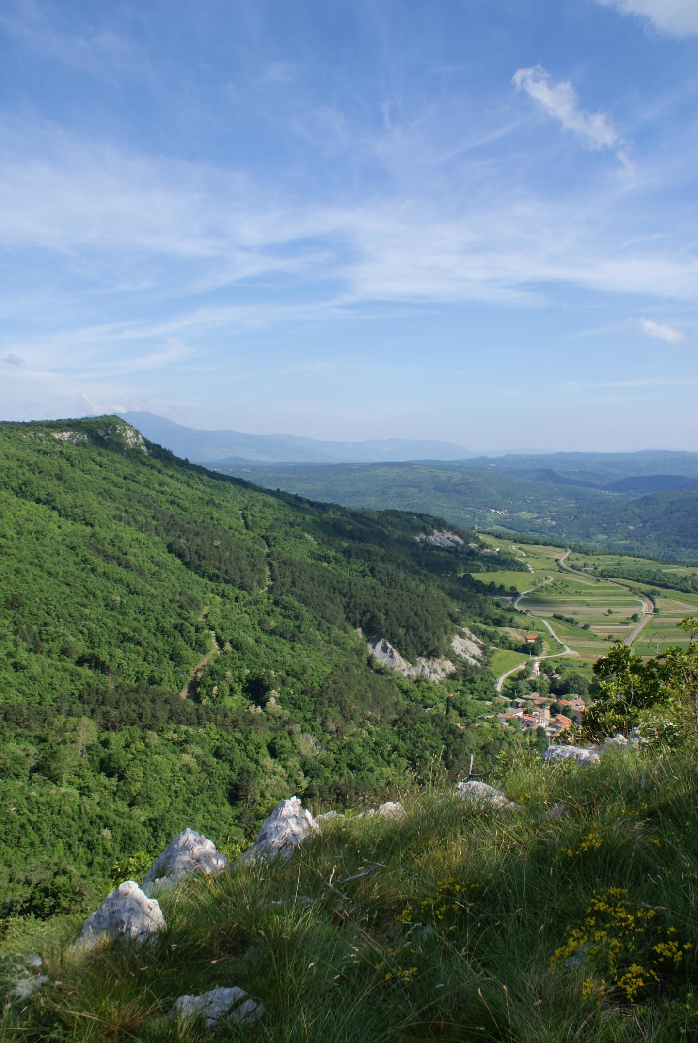 View from Nugljanska Cave, May 2010
