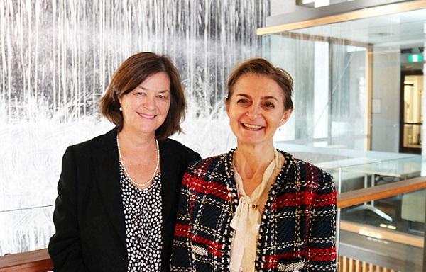 Professor Susan Clark (left) and Professor Katherine Samaras (right)