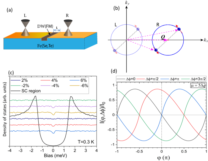 Crystal Domain Wall Traps Majorana Quasi-particle in Iron-Based Superconductor Fe (Te, Se)