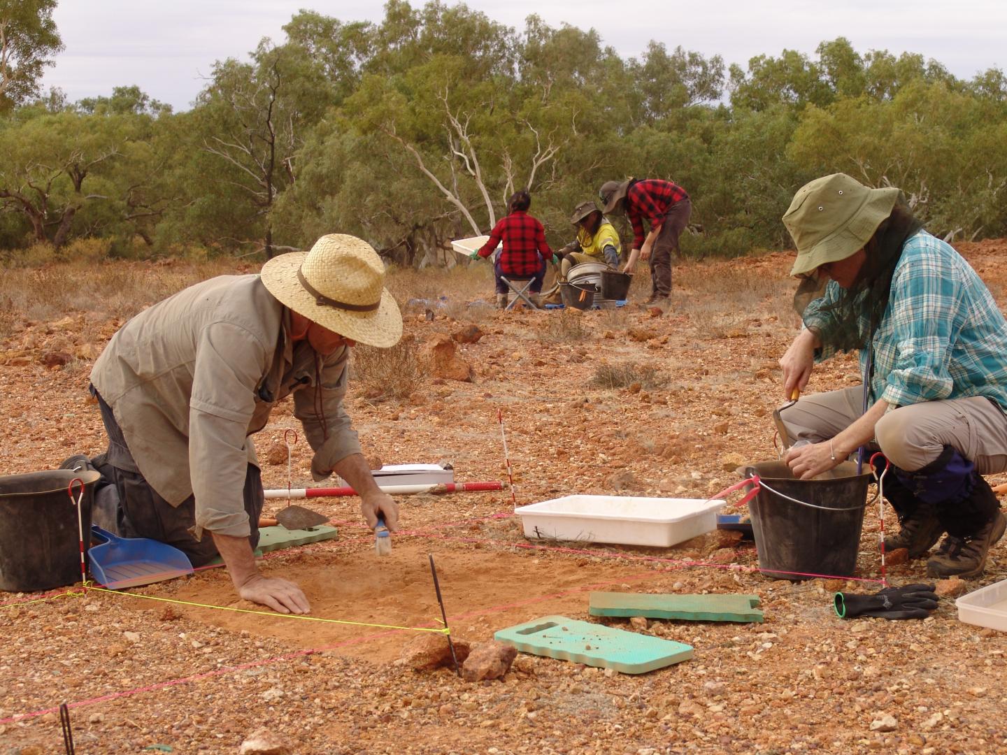 Australian Researchers Archaeology Dig Queensland