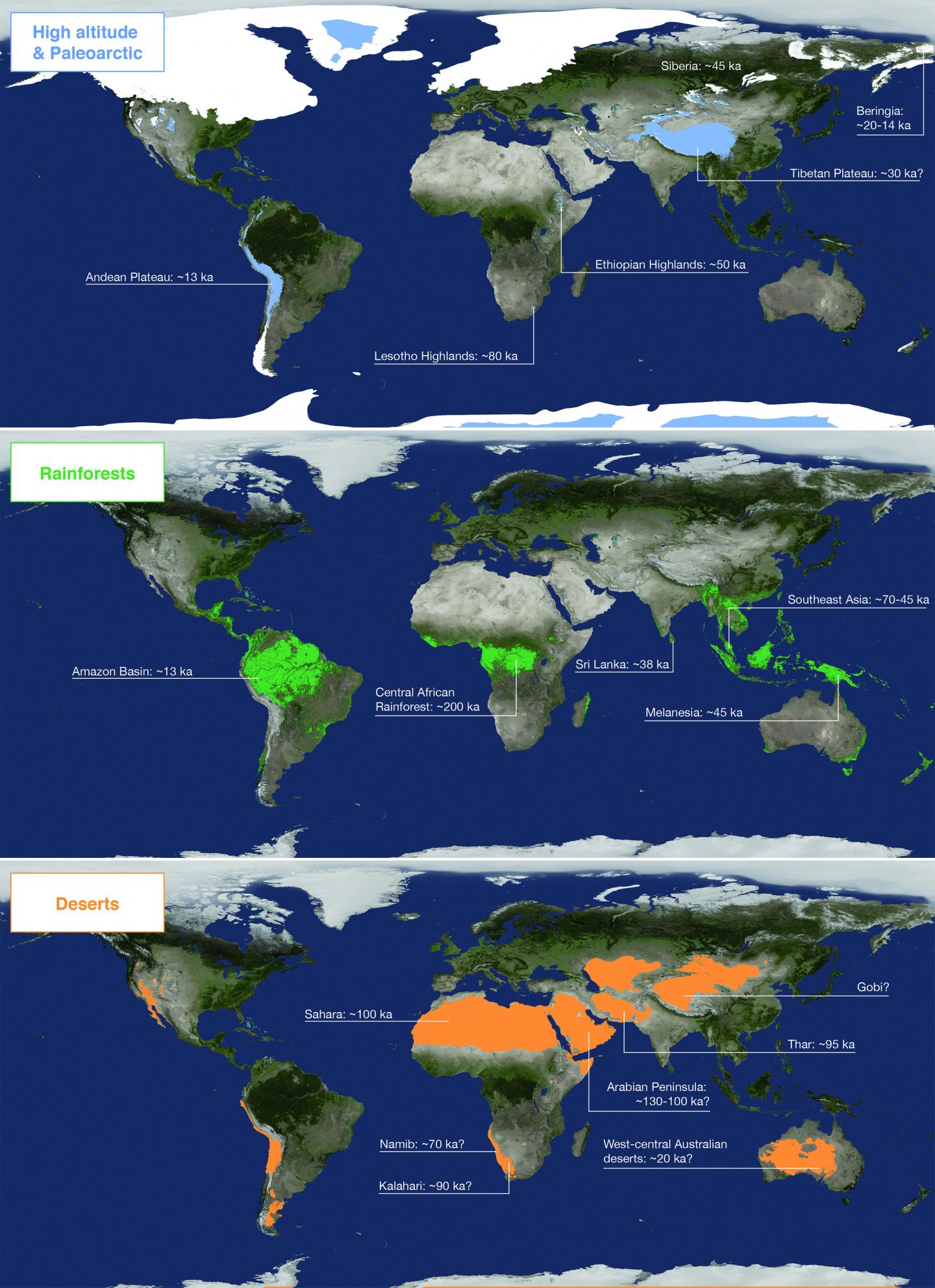 World Map Ecologies