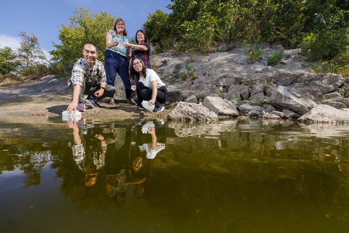 Husker Scientists at Elkhorn River in Nebraska