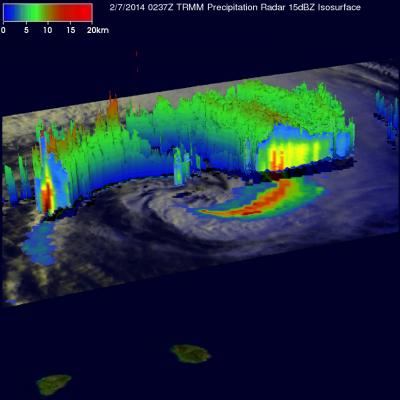 3-D TRMM Image of Edilson