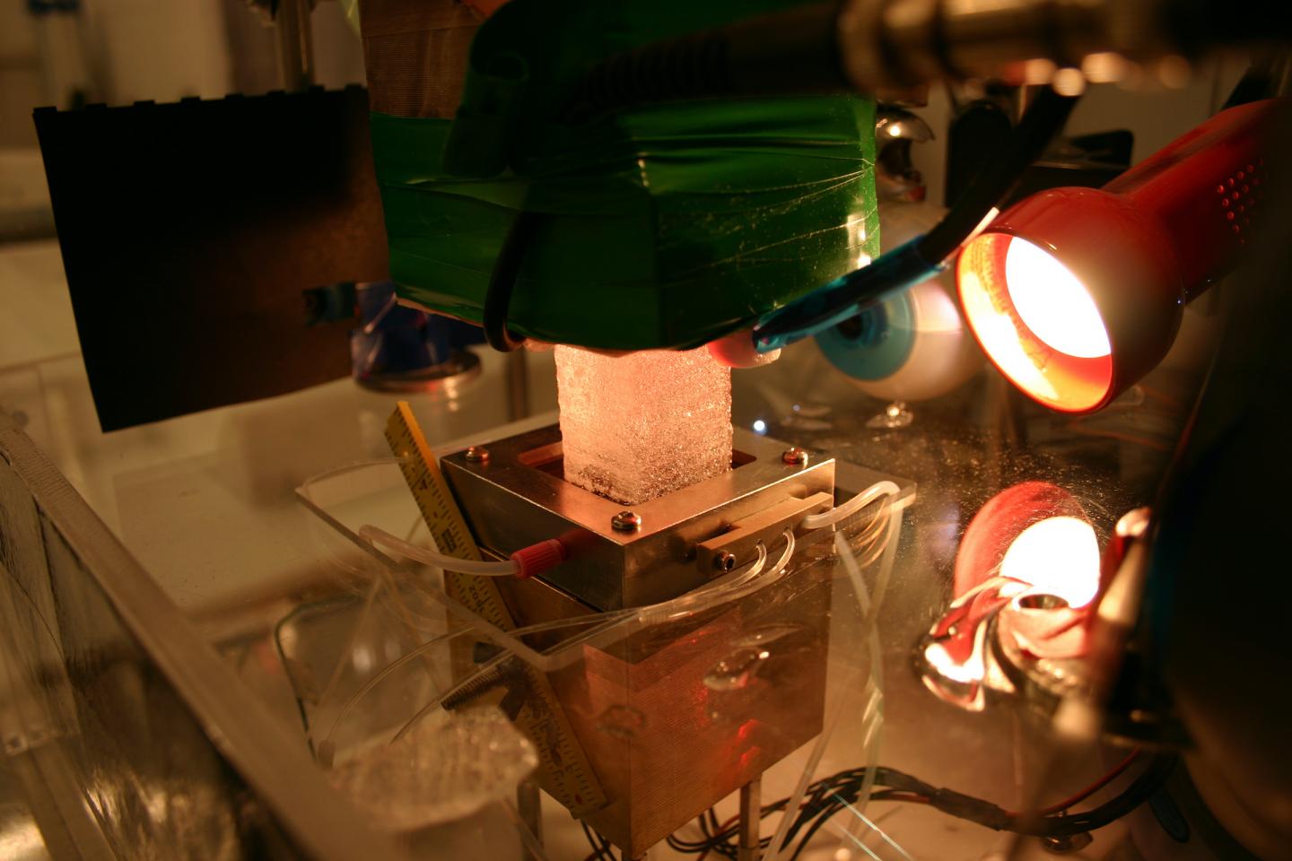 Apparatus for Continuous Analysis of Ice Cores