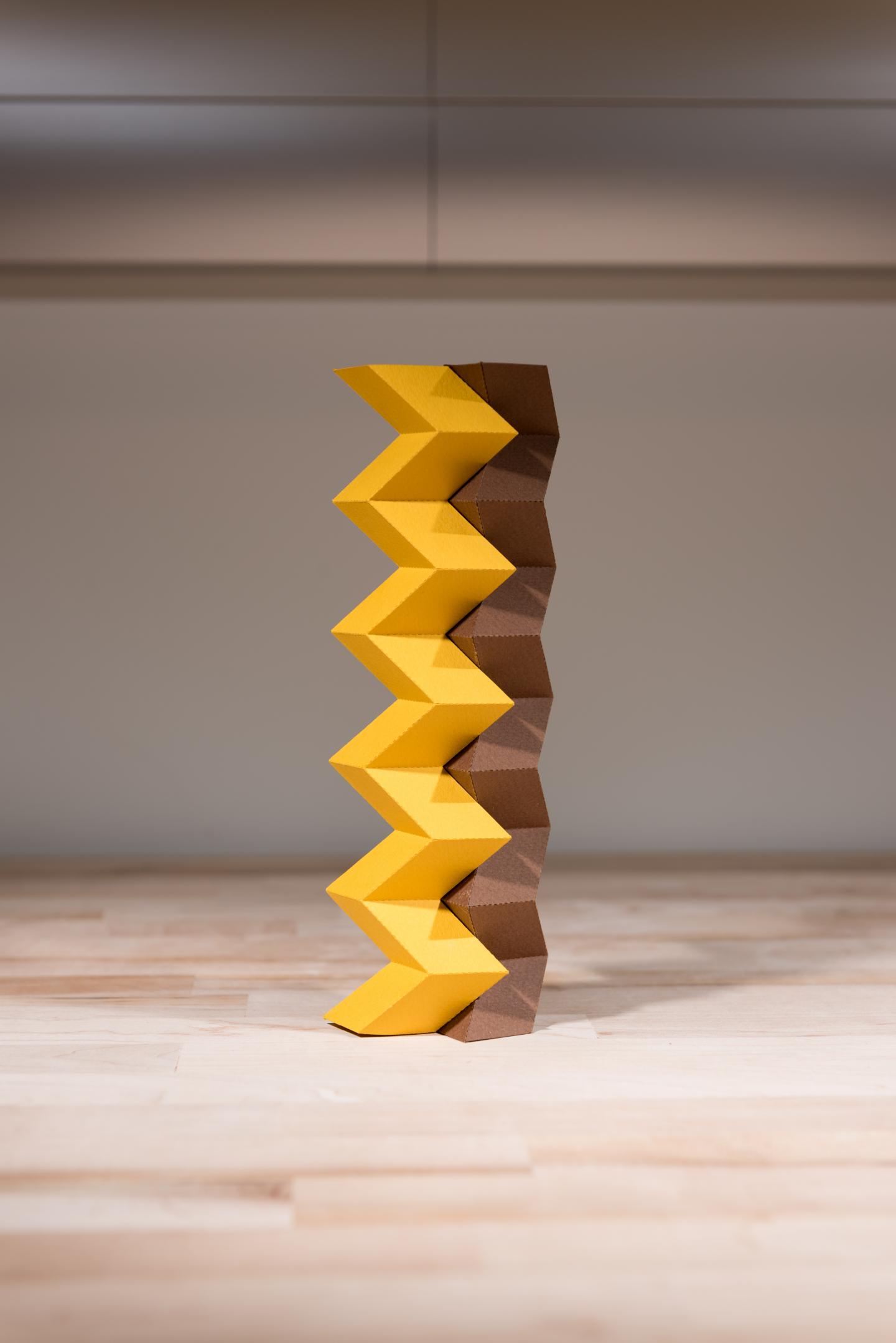 Paper tubes make stiff origami structures | EurekAlert!