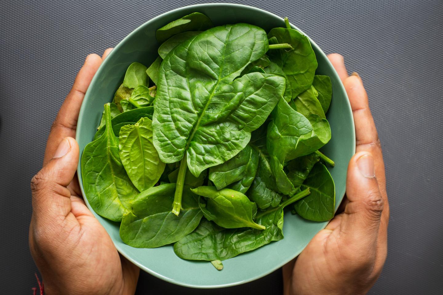 Leafy green vegetables are essential for muscle strength