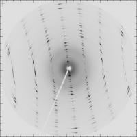 Laue Diffraction Image of Sepiolite