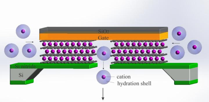 atomic-scale ion transistor