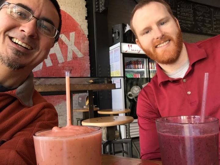 SLU Geologists John Encarnacion, Ph.D., and Timothy Keenan