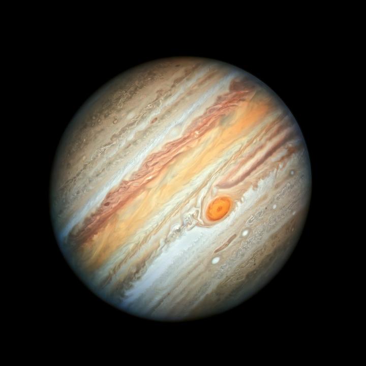 Jupiter's Colourful Palette