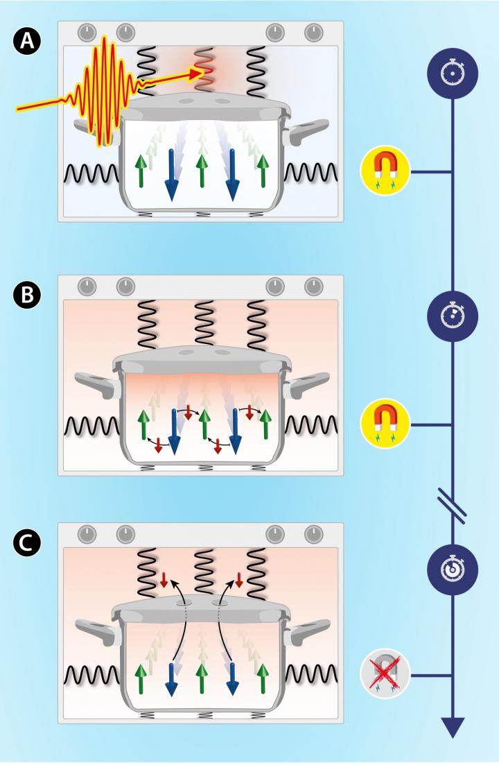 Heating a Magnet Without Changing Its Magnetization