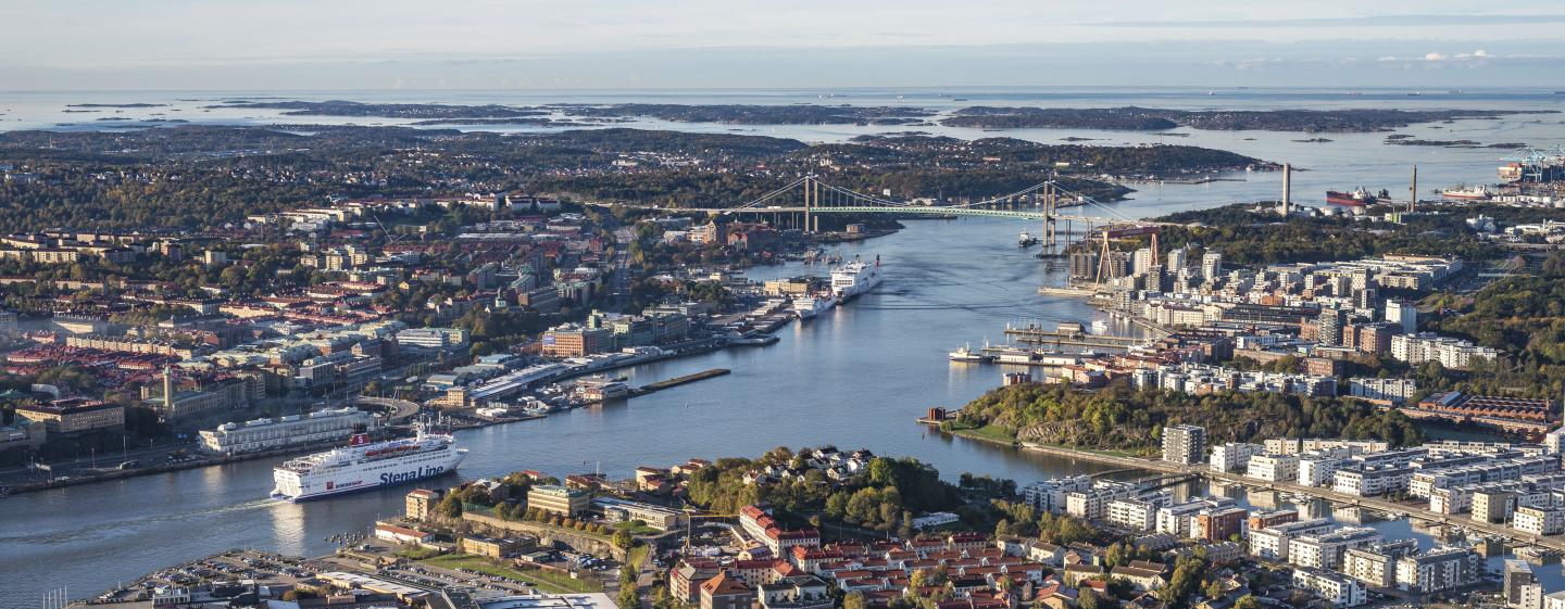 Gota river estuary, Gothenburg, Sweden