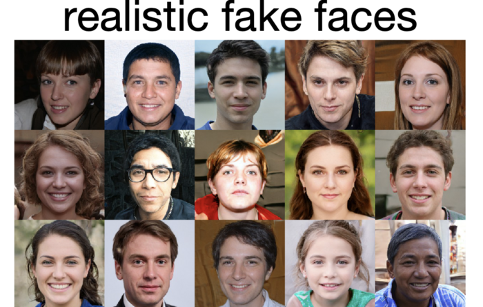 Deepfake faces
