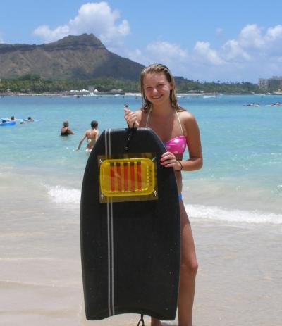 Girl and Surfboard Reactor