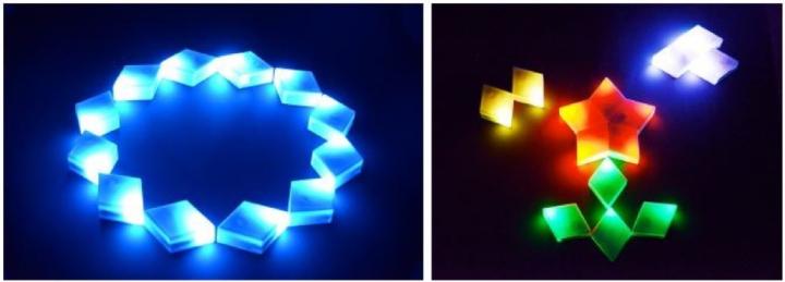 Synchronized Fluctuation-Type Art Illumination