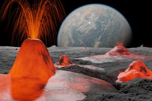 Volcanic activity on the Moon?