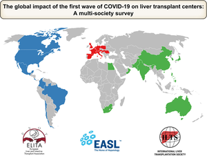 Liver transplantation impacted by the first phase of the COVID-19 pandemic, particularly in hard hit countries
