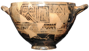 Nestor’s Cup from Cremation 168, Pithekoussai’s necropolis.