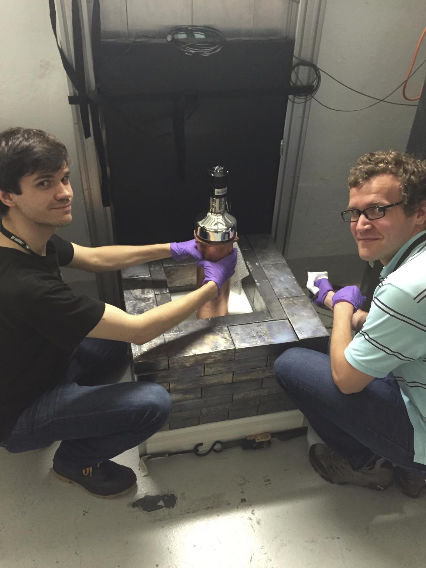 World's Smallest Neutrino Detector Installed