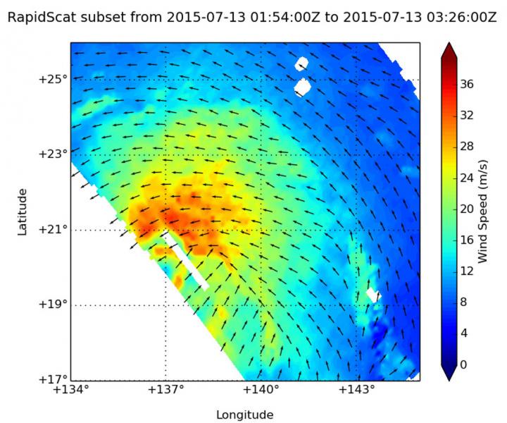 RapidScat Image of Nangka