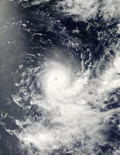 Visible Satellite Image of Category 4 Gelane