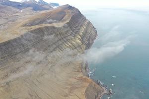 Coastal cliffs of Kvalhovden