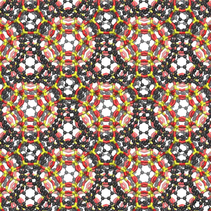 Schwarzite Generated by Computationally-Templating the Zeolite FAU