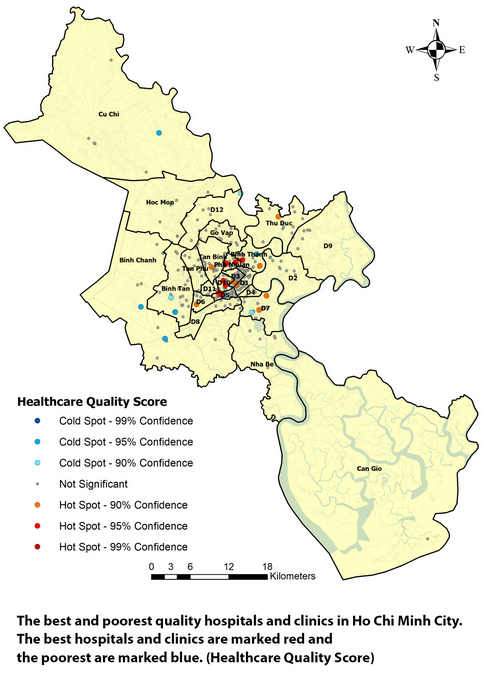 The best and poorest quality hospitals and clinics in Ho Chi Minh City.