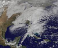 GOES-East Image of Blizzard 2016