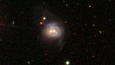 Markarian 739 Resembles a Smiling Face