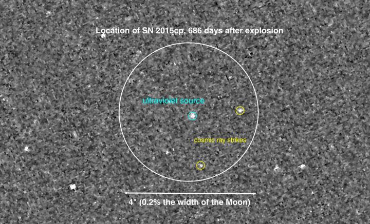 Ultraviolet Emission at SN 2015cp