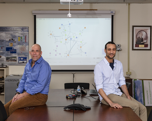 ORNL's Michael Garvin, left, and David Kainer