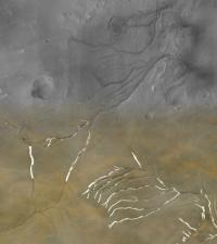 Composite of Mars and Devon Island