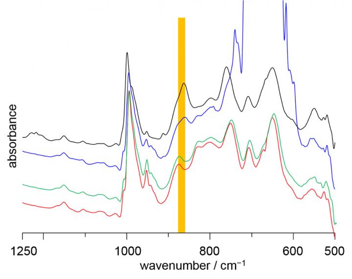 IR Spectra of CH<sub>2</sub>Cl<sub>2</sub>-Inserted V12 and Guest-Free V12