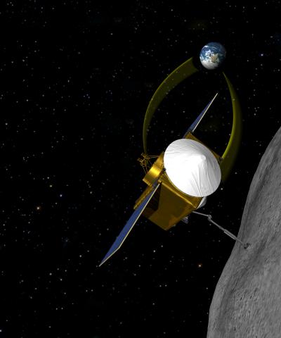 Artist's Rendition of the OSIRIS-REx Asteroid Sample Return Mission